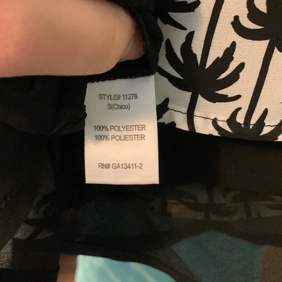 Tropical print cropped tank top - Picture 4 of 6